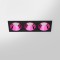 RV - Spot LED encastré carré noir 21W, couleurs au choix - Miror