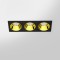 RV - Spot LED encastré carré noir 21W, couleurs au choix - Miror