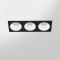 RV - Spot LED encastré carré noir 21W, couleurs au choix - Miror