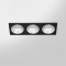 RV - Spot LED encastré carré noir 21W, couleurs au choix - Miror