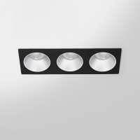 RV - Spot LED encastré carré noir 21W, couleurs au choix - Miror