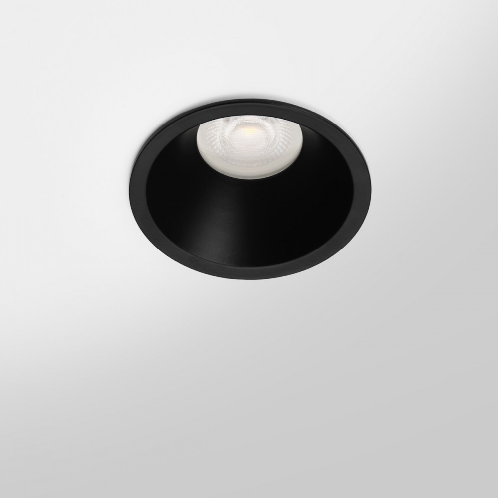 Spot rond encastrable IP65 – BBC – pour LED GU11 – DEEEP rond - Noir