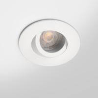 Spot LED encastrable orientable IP65 pour LED GU10 – SPEEN - Blanc