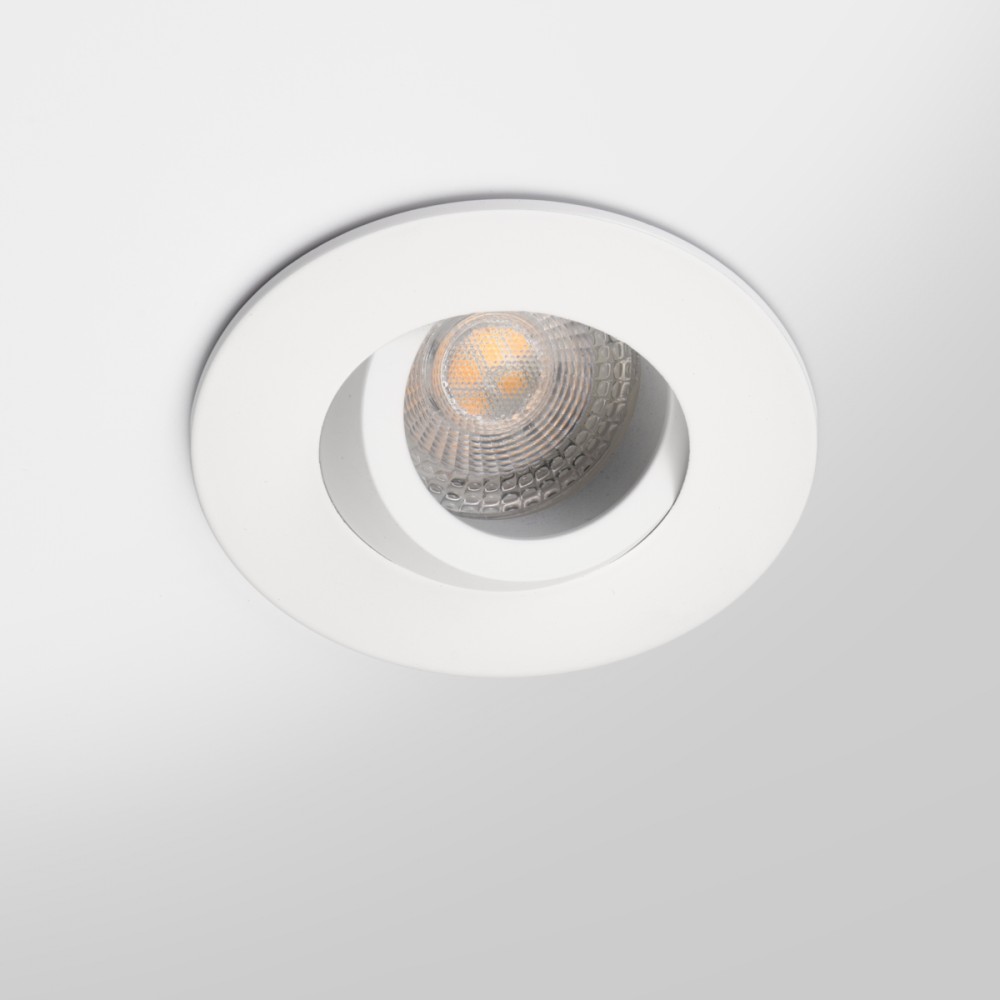 Spot LED encastrable orientable IP65 pour LED GU10 – SPEEN - Blanc