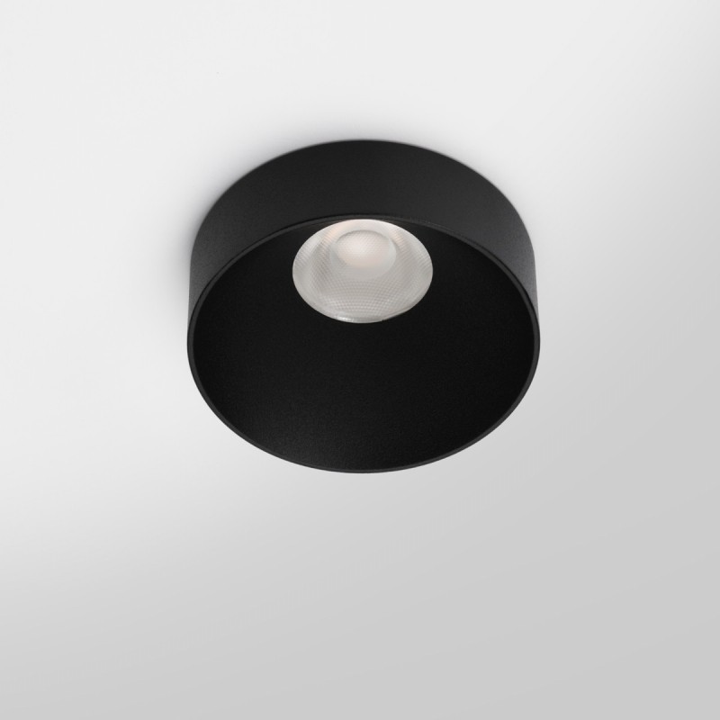 Spot LED semi encastré -  7W- Noir - CURBE