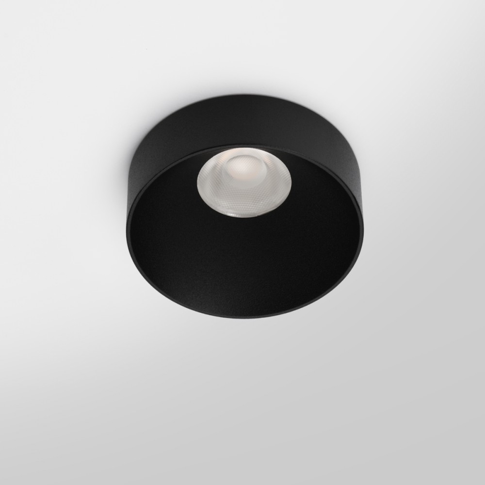 Spot LED semi encastré -  7W- Noir - CURBE