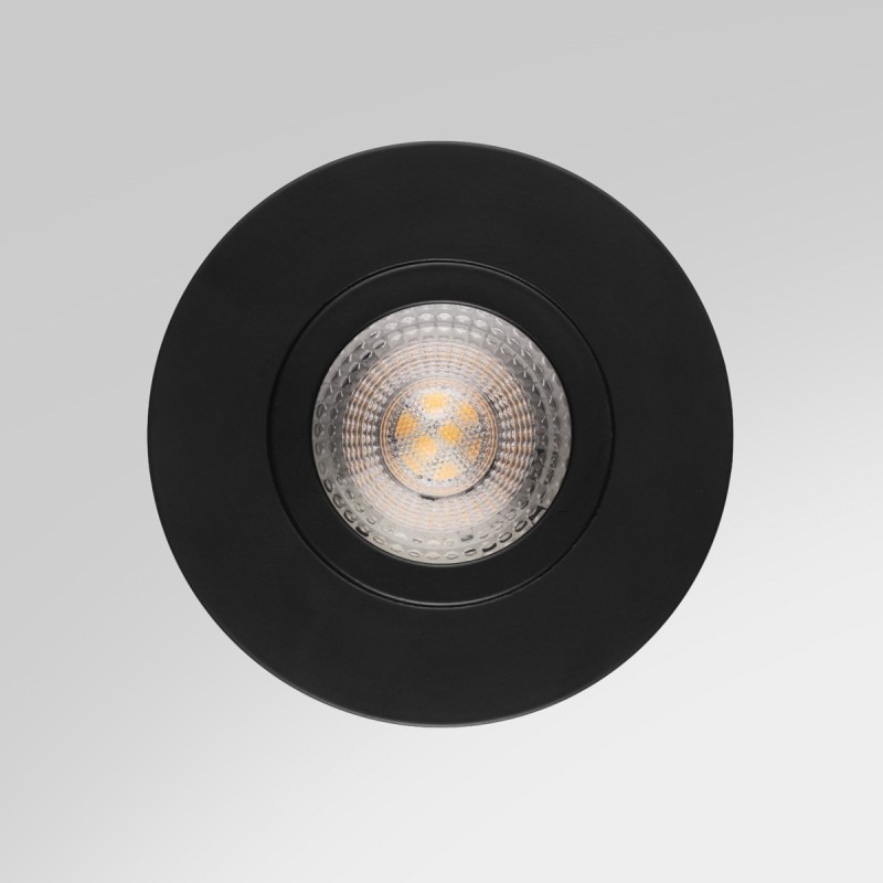 Spot LED encastrable orientable IP65 pour LED GU10 – SPEEN - Noir