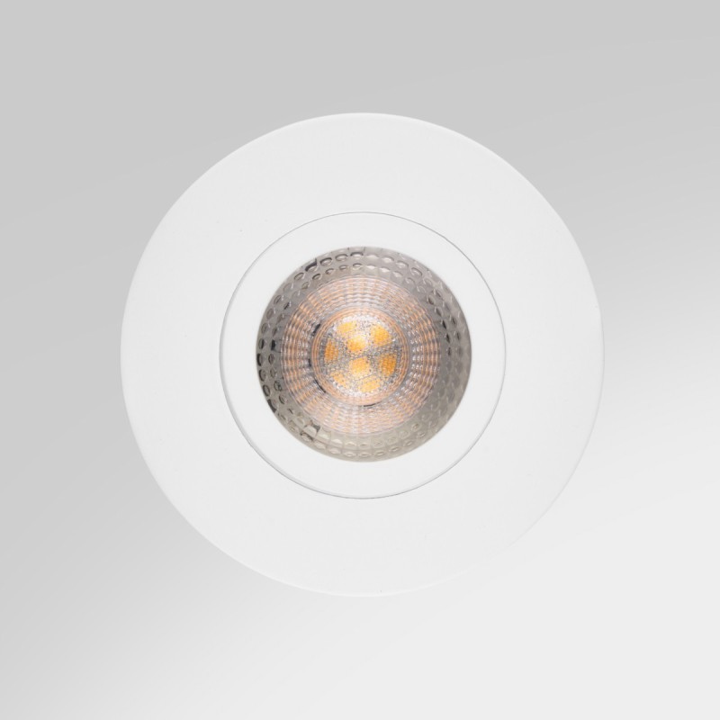 Spot LED encastrable orientable IP65 pour LED GU10 – SPEEN - Blanc