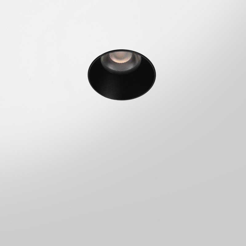 Spot LED encastrable à enduire noir - SLOPE 6W