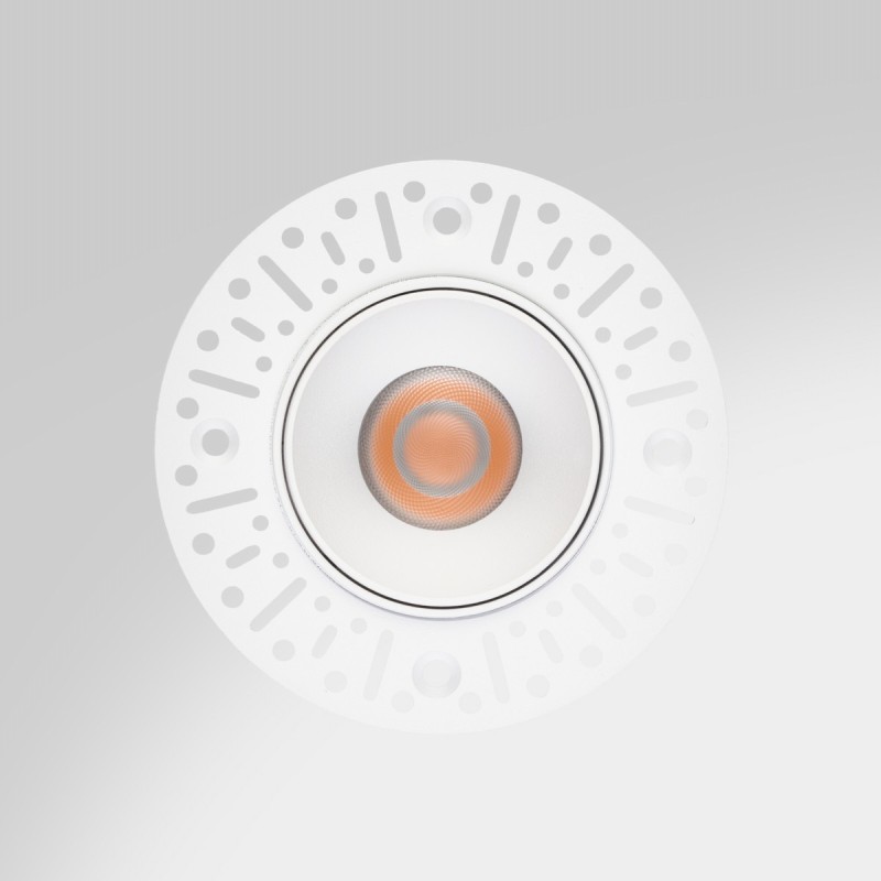 Spot LED encastrable à enduire - 8W - Blanc - SLOPE