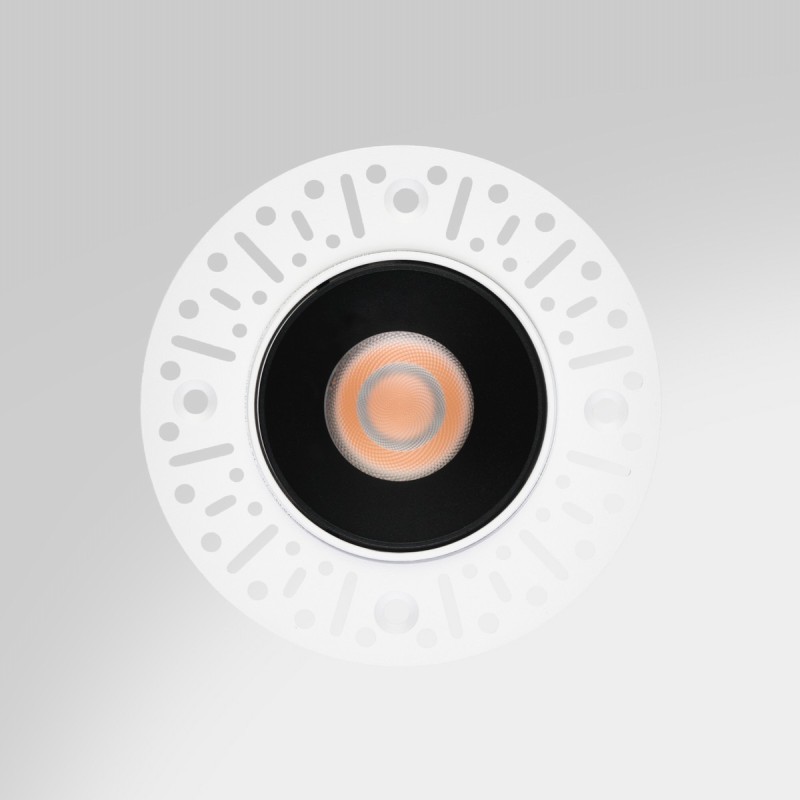 Spot LED encastrable à enduire - 8W - Noir - SLOPE