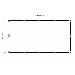 Cadre LED lumineux moderne - 230W - 112lm/W - 230V - ORNET