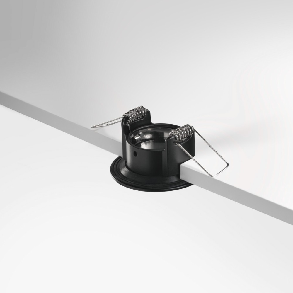 Spot encastrable IP65 – BBC – pour LED GU11 – CURVE rond – Noir