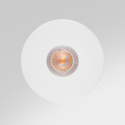 Spot encastrable plat IP20 pour LED GU11 – CRUSH – Blanc