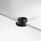 Spot encastrable plat IP20 pour LED GU11 – CRUSH – Noir