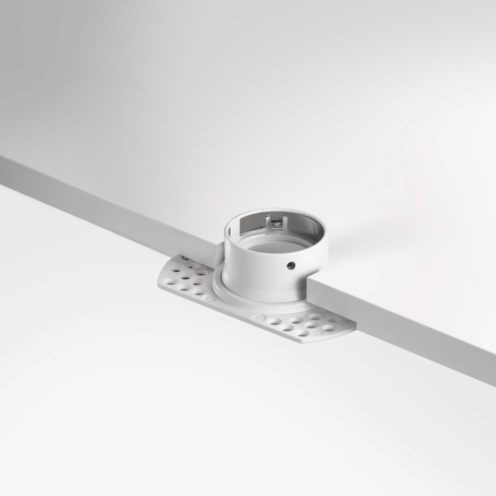 Spot rond à platrer IP20 – pour LED GU11 – Buter rond – Blanc