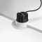 Spot LED encastrable à enduire - 8W - Noir - SLOPE