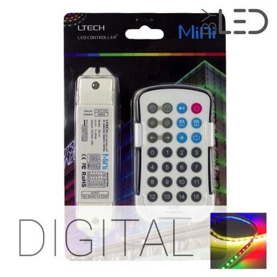 Kit mini télécommande radio pour ruban LED RGB Digital