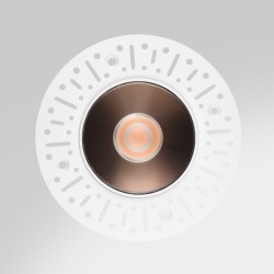 Spot LED encastrable à enduire - 12W - Bronze - SLOPE