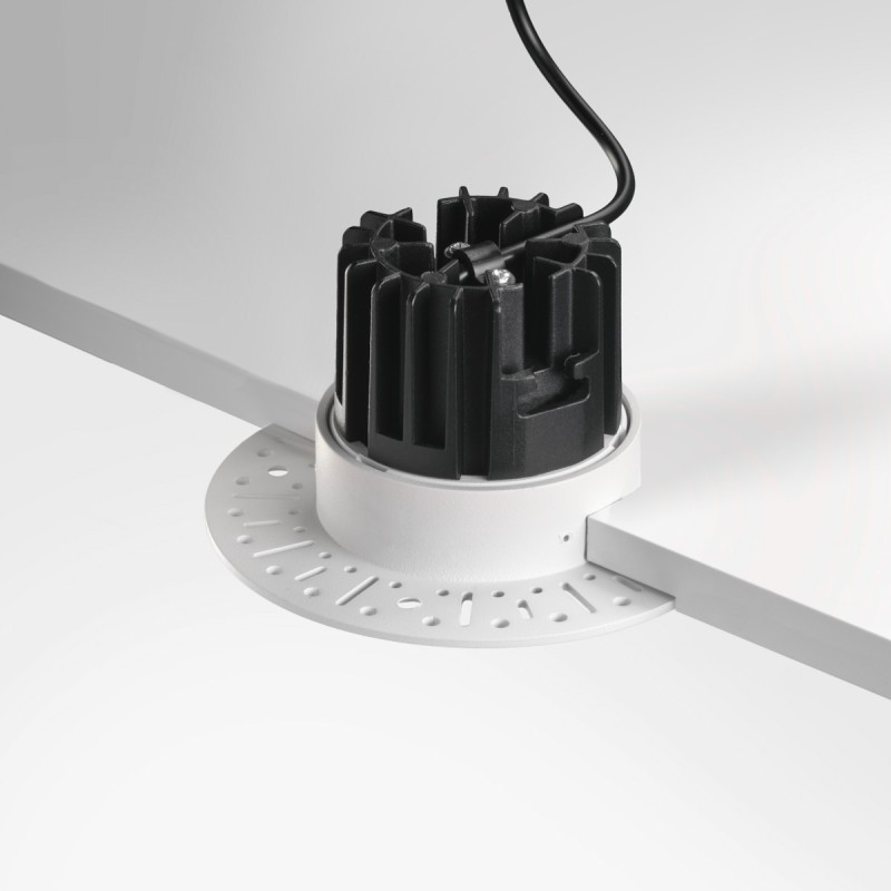 Spot LED encastrable à enduire - 12W - Blanc - SLOPE