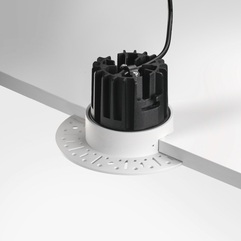 Spot LED encastrable à enduire - 12W - Noir - SLOPE