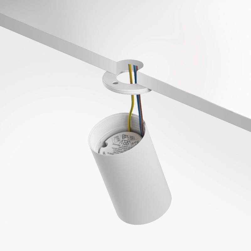 Spot LED en applique blanc BAREL 12W