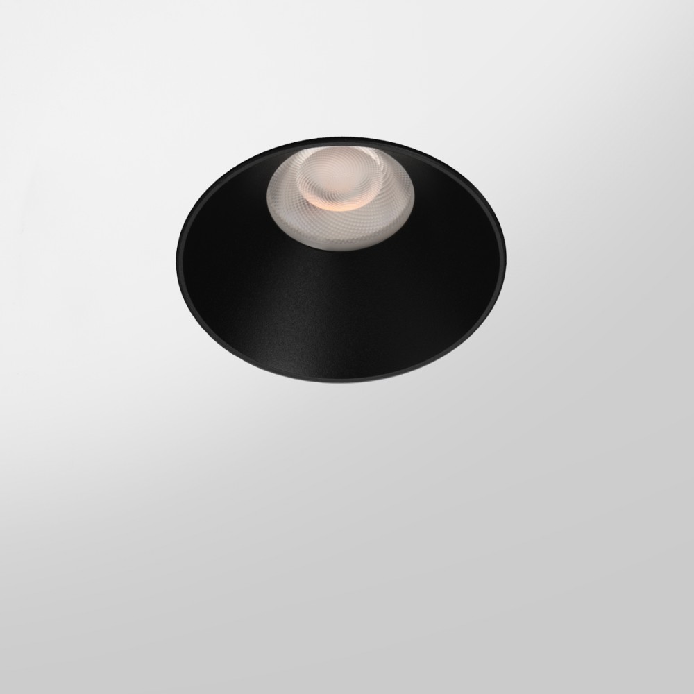 Spot LED encastrable à enduire - 12W - Noir - SLOPE