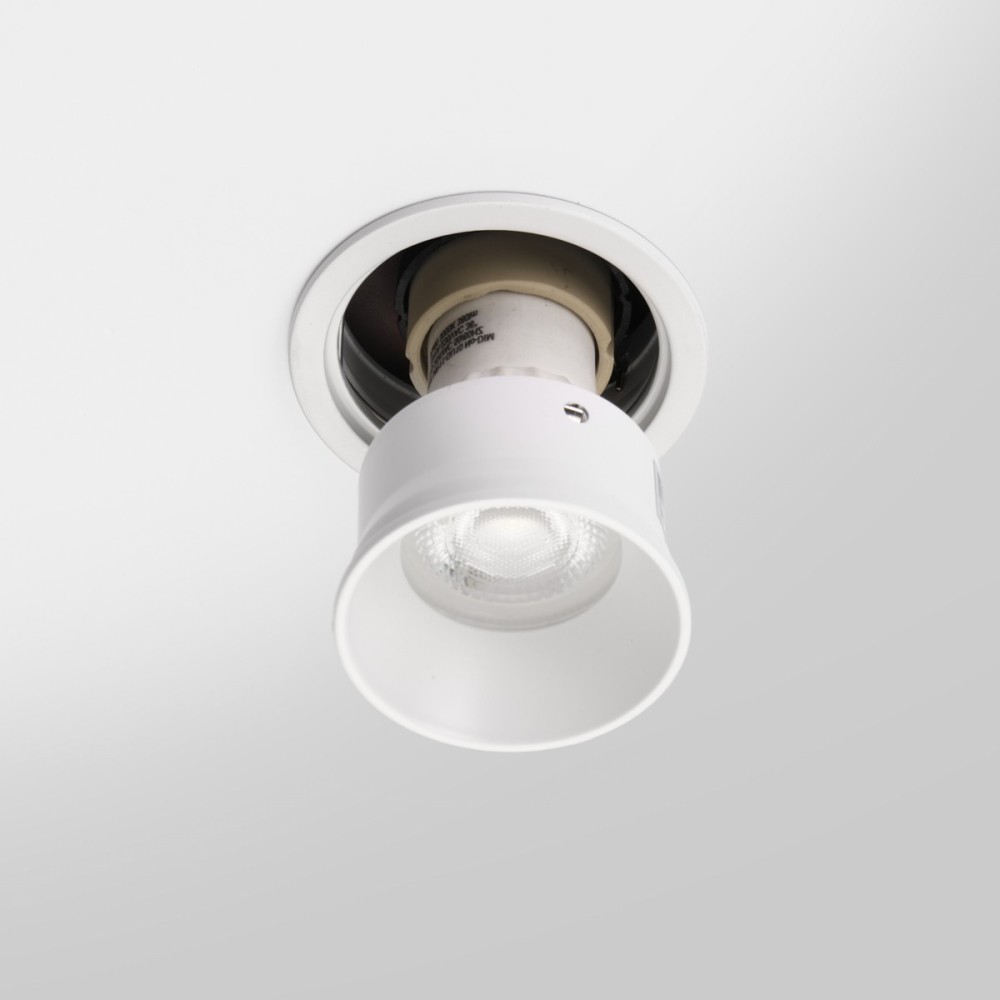 Spot encastrable IP20 pour LED GU11 – PULLE – Blanc
