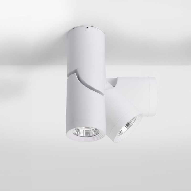 Applique led orientable pour plafond - Blanc