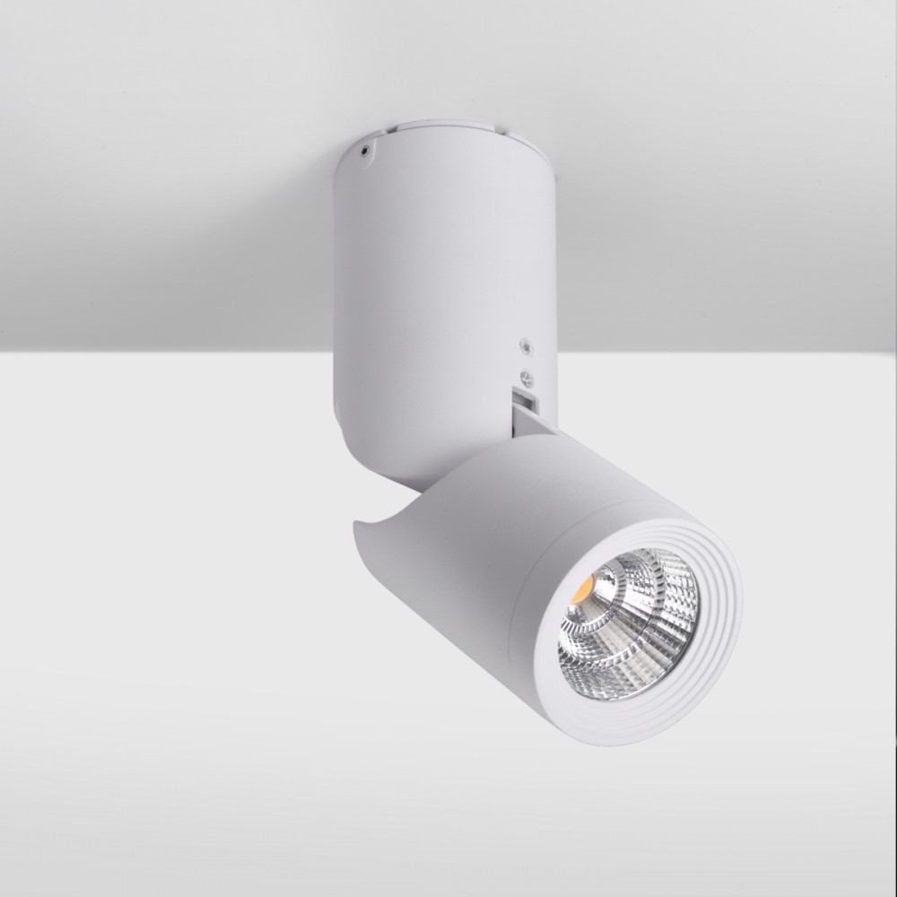 Applique led orientable pour plafond - Blanc
