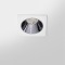 Spot LED encastré carré blanc 7W, couleurs au choix - Miror