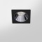 Spot LED encastré carré noir 7W, couleurs au choix - Miror
