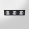 RV - Spot LED encastré carré noir 21W, couleurs au choix - Miror