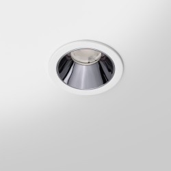 Spot LED encastré rond blanc 7W, couleurs au choix - Miror