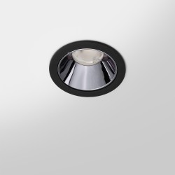 Spot LED encastré rond noir 7W, couleurs au choix - Miror