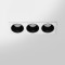 RV - Spot LED encastré carré noir 21W, couleurs au choix - Miror