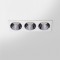 RV - Spot LED encastré carré noir 21W, couleurs au choix - Miror