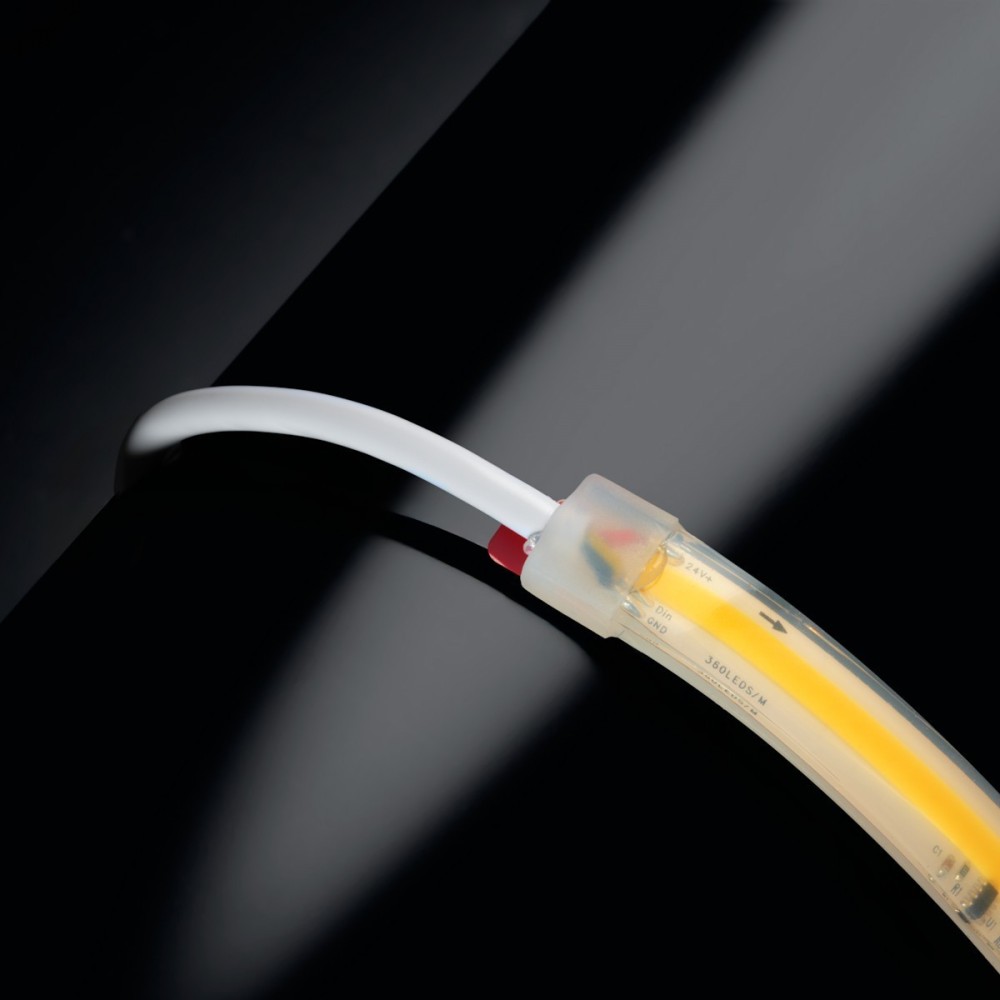 Ruban LED COB digital - 12W/m - IP68- 360 LED/m - à la coupe - 24V