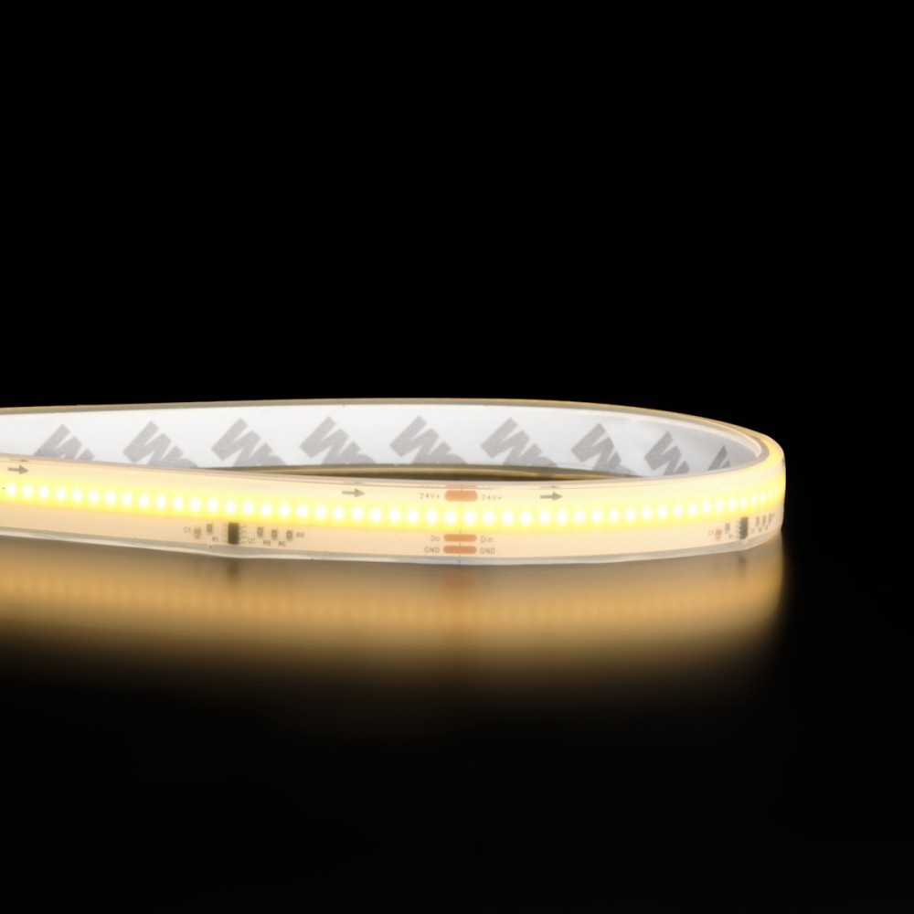 Ruban LED COB digital - 12W/m - IP68- 360 LED/m - à la coupe - 24V