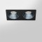 RV - Spot LED encastré double carré blanc 14W, couleurs au choix - Miror