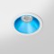 Spot LED encastré rond blanc 10W, couleurs au choix - Miror