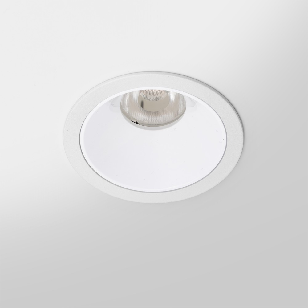 Spot LED encastré rond blanc 10W, couleurs au choix - Miror