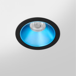 Spot LED encastré rond noir 10W, couleurs au choix - Miror