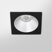 RV - Spot LED encastré carré noir 10W, couleurs au choix - Miror