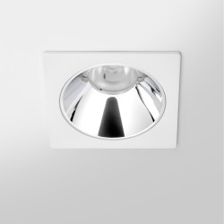 Spot LED encastré carré blanc 10W, couleurs au choix - Miror