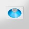 Spot LED encastré carré blanc 10W, couleurs au choix - Miror