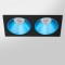 Spot LED encastré double carré noir 20W, couleurs au choix - Miror