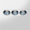 RV - Spot LED encastré triple carré blanc 30W, couleurs au choix - Miror