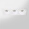 RV - Spot LED encastré triple carré blanc 30W, couleurs au choix - Miror