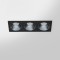 RV - Spot LED encastré carré noir 21W, couleurs au choix - Miror